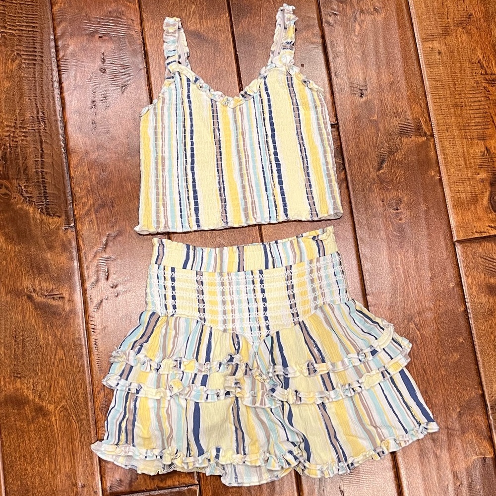 KATIE J NYC Girls top and skirt set
